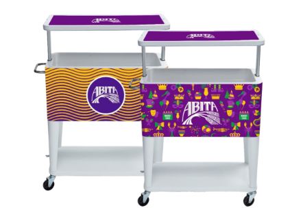 Abita branded cooler carts