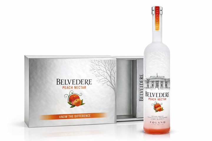 Belvedere Peach Nectar gift box