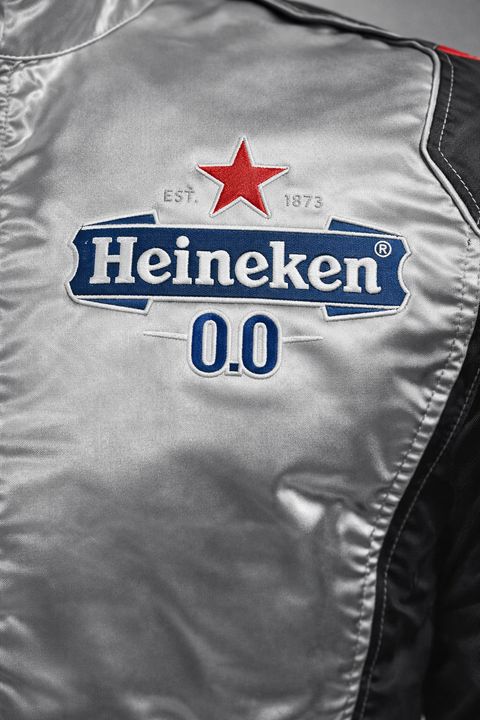 Heineken 0.0 racing jacket detail